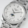 Longines Master Moonphase SS/SS White/Diamond Dial - Image 2