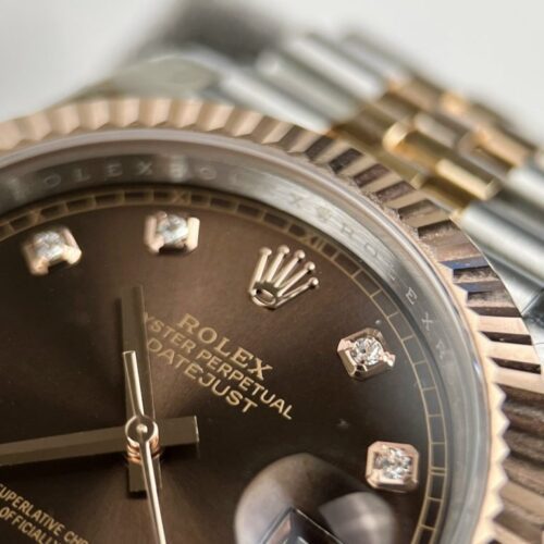 Rolex DateJust Chocolate Dial Gold Wrapped GM Factory 41mm - Image 3