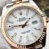 Rolex DateJust 126331 Demi Rose Gold White Dial Clean Factory 41mm - Image 4