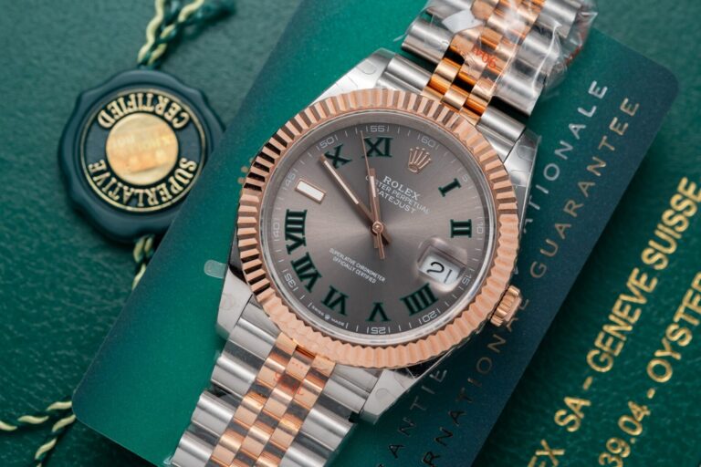Rolex DateJust Rose Gold Wrapped Wimbledon Dial GM Factory 41mm