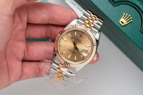 Rolex DateJust Jubilee Strap Gold Wrapped GM Factory 41mm - Image 5