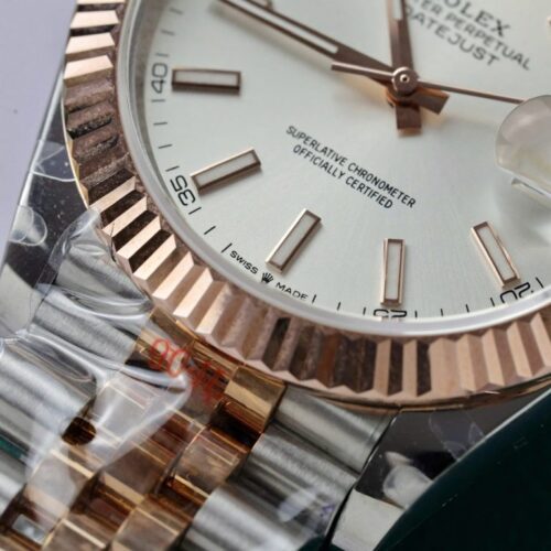 Rolex DateJust Gold Wrapped Jubilee Strap GM Factory 41mm - Image 6