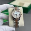 Rolex DateJust 31mm Gold Wrapped with Mother Of Pearl Dial and Natural Diamond Markers - GM Factory