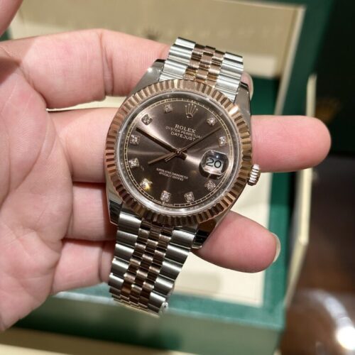 Rolex DateJust Chocolate Dial EW Factory 41mm - Image 2