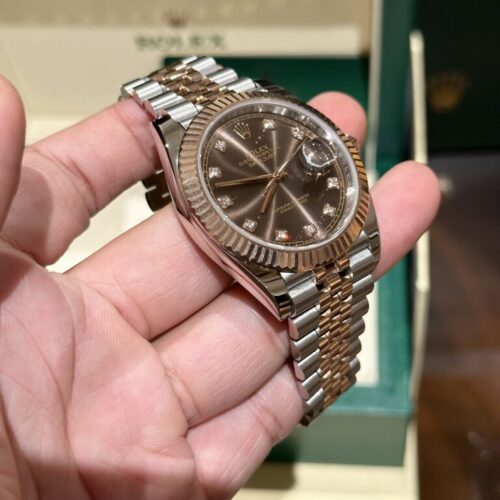 Rolex DateJust Chocolate Dial EW Factory 41mm - Image 3