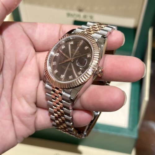 Rolex DateJust Chocolate Dial EW Factory 41mm - Image 6