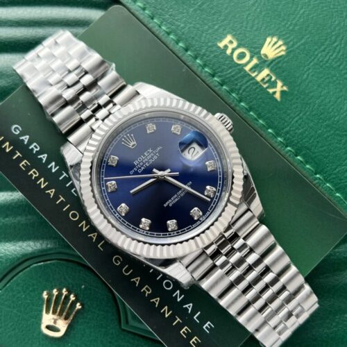 Rolex Datejust 126334 Silver Jubilee Bracelet with Silver Bezel