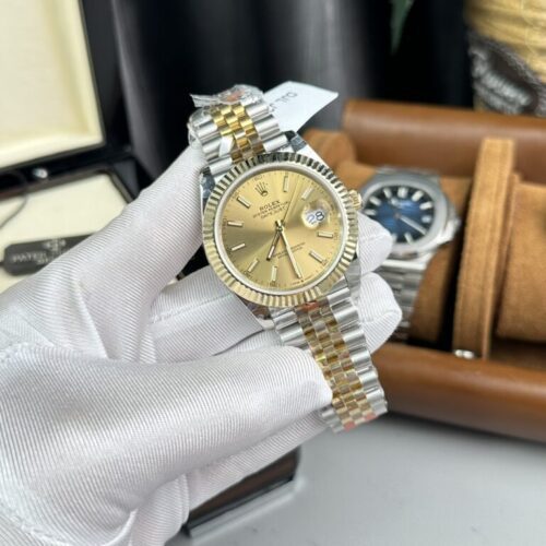 Rolex DateJust Gold Wrapped Jubilee Strap GM Factory 41mm - Image 3