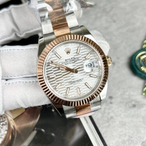 Rolex DateJust 126331 Gold Wrapped Oyster Strap Clean Factory 41mm - Image 2