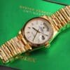 Rolex Day-Date 36mm Mother Of Pearl Dial Custom Gold Wrapped - Image 3