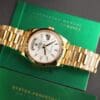 Rolex Day-Date 36mm Mother Of Pearl Dial Custom Gold Wrapped - Image 5