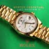 Rolex Day-Date 36mm Mother Of Pearl Dial Custom Gold Wrapped - Image 6