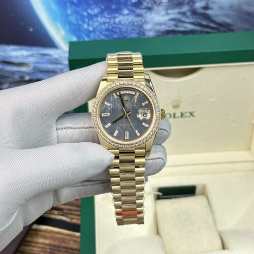 Rolex Day-Date 40mm Mother-Of-Pearl Dial with Diamonds - BP Factory