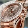 Rolex Daytona 126595TBR 40mm Custom Gold Wrapped with Moissanite Diamonds - Image 3