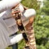 Rolex Daytona 126595TBR 40mm Custom Gold Wrapped with Moissanite Diamonds - Image 5