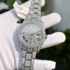 Rolex DateJust Full Moissanite Diamonds Custom 41mm - Image 5