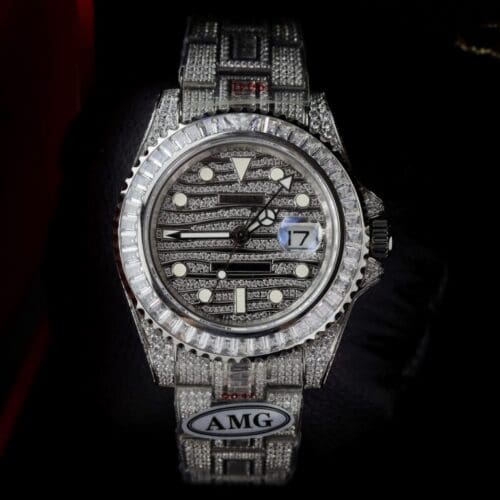 Rolex GMT Master II 40mm Custom Full CZ - AMG Factory