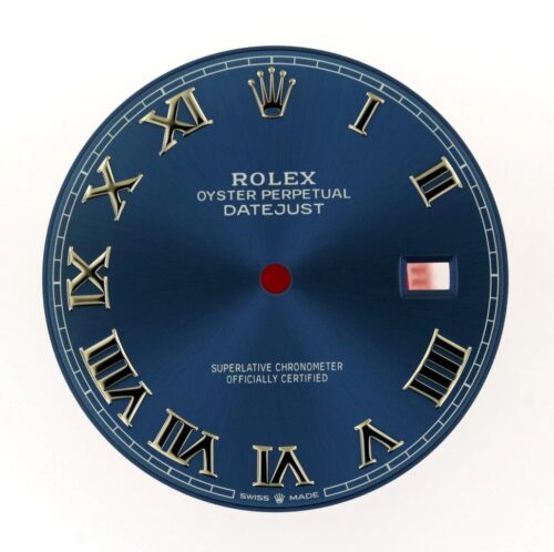 DateJust 41 126334 Clean Factory Blue Dial with Roman Markers