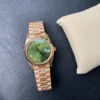 Rolex Day-Date 40 Yellow Gold Green Roman Dial 228238 Super Clone