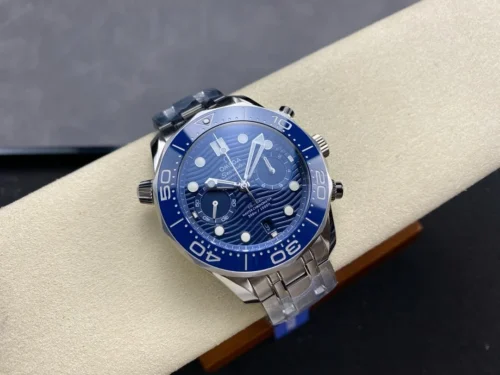 OMEGA Seamaster Diver 300M Co-Axial Master Chronometer Chronograph Blue Dial Stainless Steel Watch