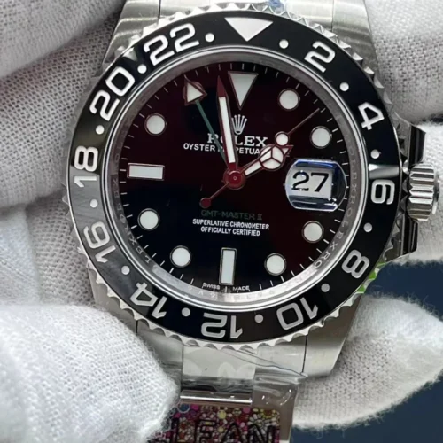 Rolex GMT-Master II 40mm Black Dial Black Bezel Oyster Bruce Wayne Super Clone Super Clone
