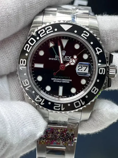 Rolex GMT-Master II 40mm Black Dial Black Bezel Oyster Bruce Wayne Super Clone Super Clone