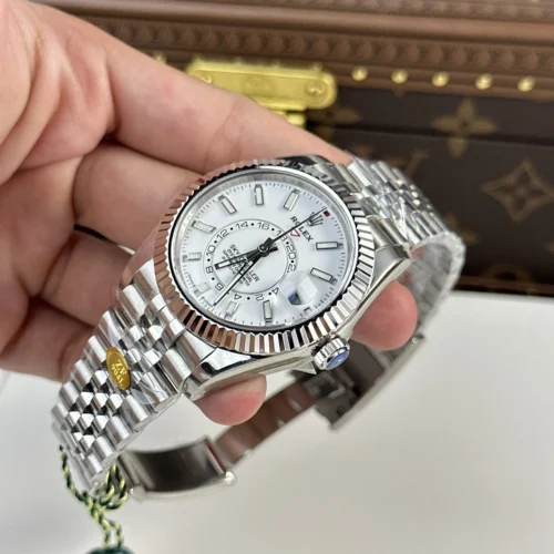 Sky-Dweller White Dial Jubilee Bracelet 326934 super clone - Image 2