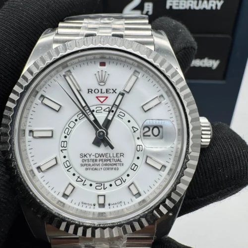 Sky-Dweller White Dial Jubilee Bracelet 326934 super clone