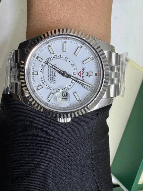 Sky-Dweller White Dial Jubilee Bracelet 326934 super clone - Image 3