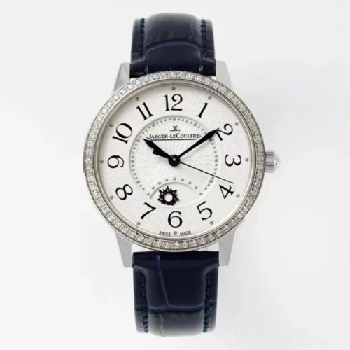 Rendez-Vous 34mm SS/LE White Dial on Blue Leather Strap APSF A898 Super Clone