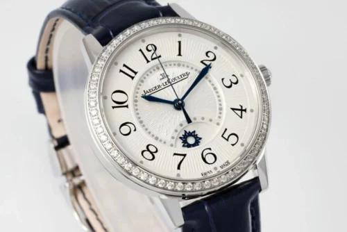 Rendez-Vous 34mm SS/LE White Dial on Blue Leather Strap APSF A898 Super Clone - Image 2