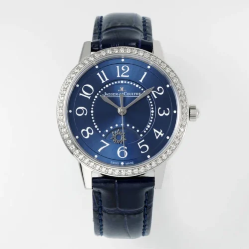Rendez-Vous 34mm SS/LE Blue Dial on Blue Leather Strap