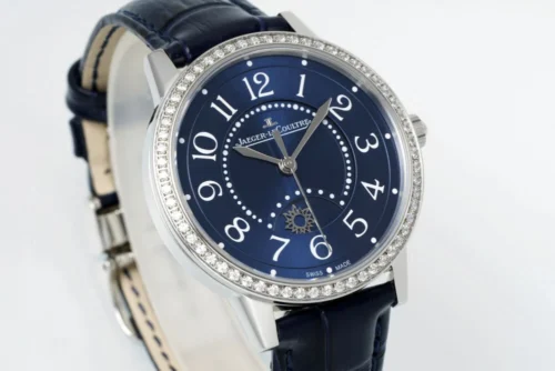 Rendez-Vous 34mm SS/LE Blue Dial on Blue Leather Strap - Image 2