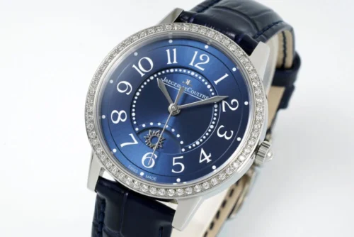 Rendez-Vous 34mm SS/LE Blue Dial on Blue Leather Strap - Image 3