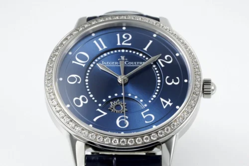 Rendez-Vous 34mm SS/LE Blue Dial on Blue Leather Strap - Image 4