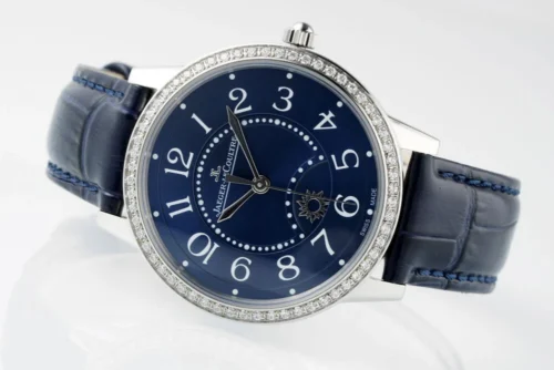 Rendez-Vous 34mm SS/LE Blue Dial on Blue Leather Strap - Image 5