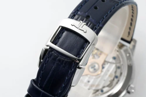 Rendez-Vous 34mm SS/LE Blue Dial on Blue Leather Strap - Image 7