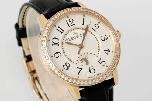 Rendez-Vous 34mm RG/LE White/Num Dial on Black Leather Strap  - Image 2