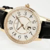 Rendez-Vous 34mm RG/LE White/Num Dial on Black Leather Strap  - Image 5