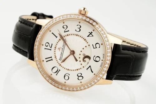 Rendez-Vous 34mm RG/LE White/Num Dial on Black Leather Strap  - Image 5
