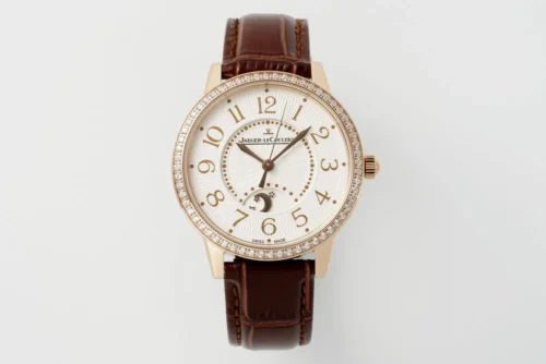 Rendez-Vous 34mm RG/LE Cream Dial on Brown Leather Strap 