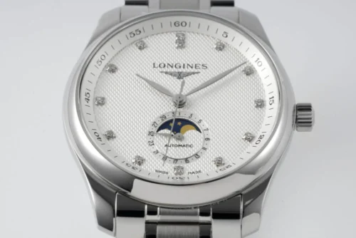 Longines – Master Moonphase SS/SS White/Diam Dial  - Image 2