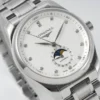 Longines – Master Moonphase SS/SS White/Diam Dial  - Image 4