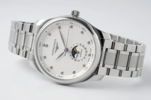 Longines – Master Moonphase SS/SS White/Diam Dial  - Image 5