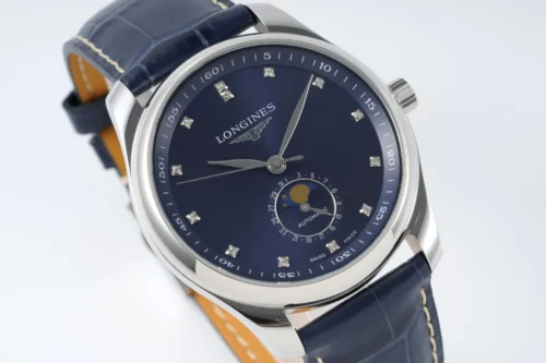 Longines – Master Moonphase SS/LE Blue/Diam Dial  - Image 4