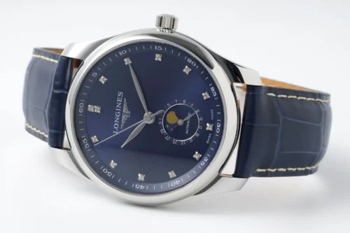 Longines – Master Moonphase SS/LE Blue/Diam Dial  - Image 5