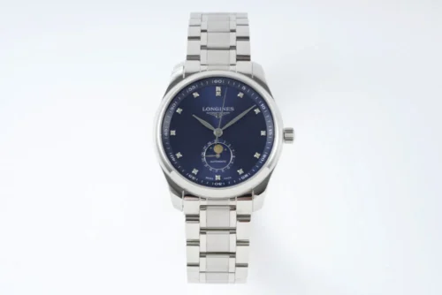 Longines – Master Moonphase SS/SS Blue/Diamond Dial 