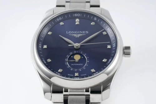 Longines – Master Moonphase SS/SS Blue/Diamond Dial  - Image 2