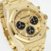 Royal Oak Chrono 26240BA Frosted 41mm YG/YG Gold/Blk Dial  - Image 2