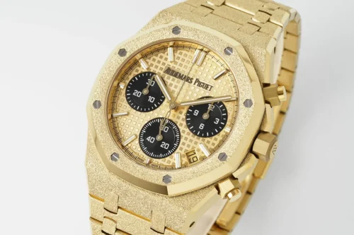 Royal Oak Chrono 26240BA Frosted 41mm YG/YG Gold/Blk Dial  - Image 3